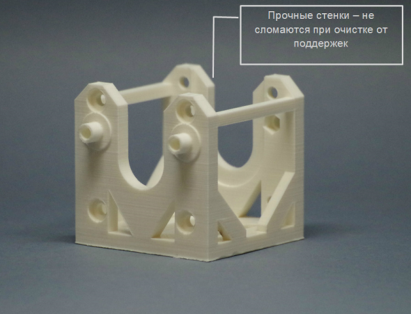 Напечатанная на 3D-принтере деталь из ABS-пластика Деталь из ABS на 3D принтере