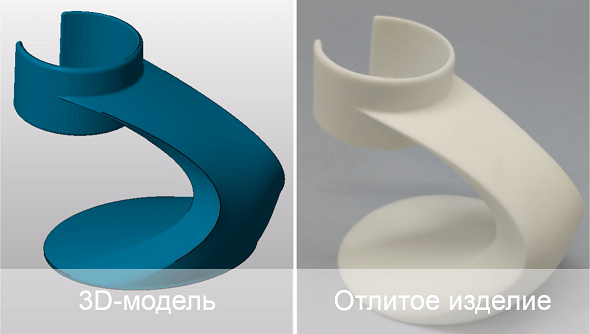 Отлитые изделия по 3D-моделям 3D-модель для литья