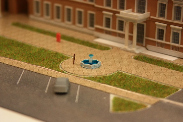 3Д печать элементов архитектурного макета макет на 3D принтере